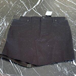 RtA Black Patent Mini Skirt